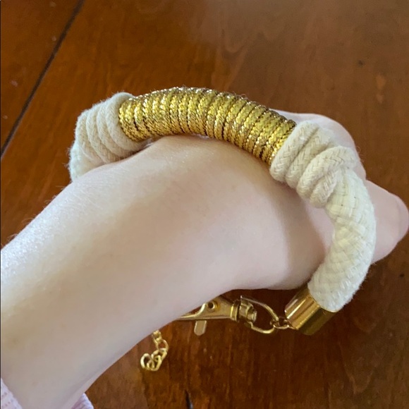 Ford Designs rope gold and cream nautical bracelet - Picture 4 of 4